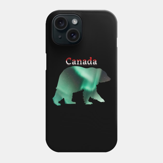 Canadian Bear Phone Case by Nicoart2077