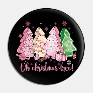 Pink Merry Christmas Cookies vintage Pin