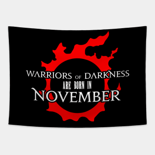 Warriors of Darkness are born in November FFXIV birthday gift Tapestry