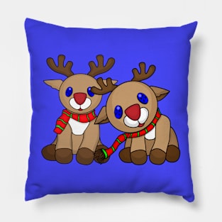 Reindeer Buddies Pillow