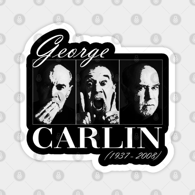 George Carlin Magnet by mia_me