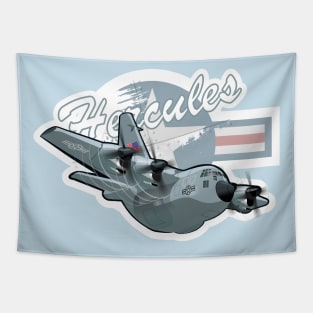 Cartoon airplane Tapestry