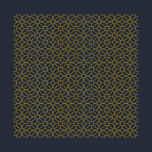 GOLD GEOMETRIC DESIGN PATTERN T-Shirt