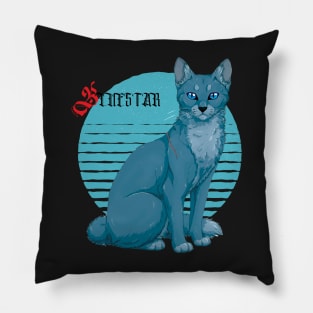 Warrior Cats, Warrior book series, Blue Star retro sunset Pillow