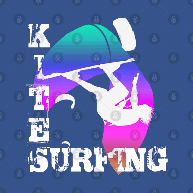 Kite Surfing WIth Freestyle Kitesurfer And Kite 17 by taiche