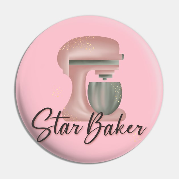 Star Baker Pin by Created By EJF