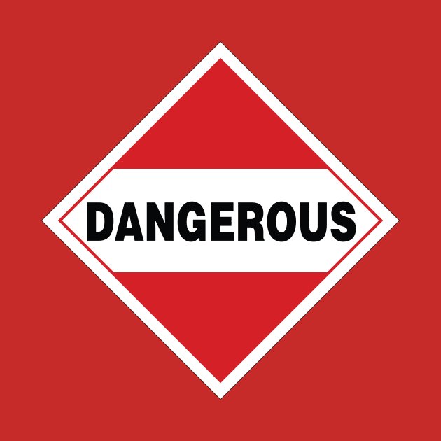 Dangerous Warning Sign by rupertrussell