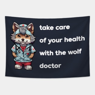 Mr. wolf doctor Tapestry