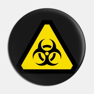 Biohazard Warning Pin