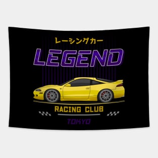 Tuner Yellow Eclipse 2GA JDM Tapestry