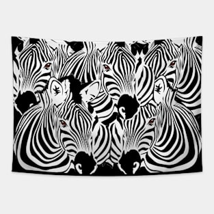 ZEBRA MAZE Tapestry