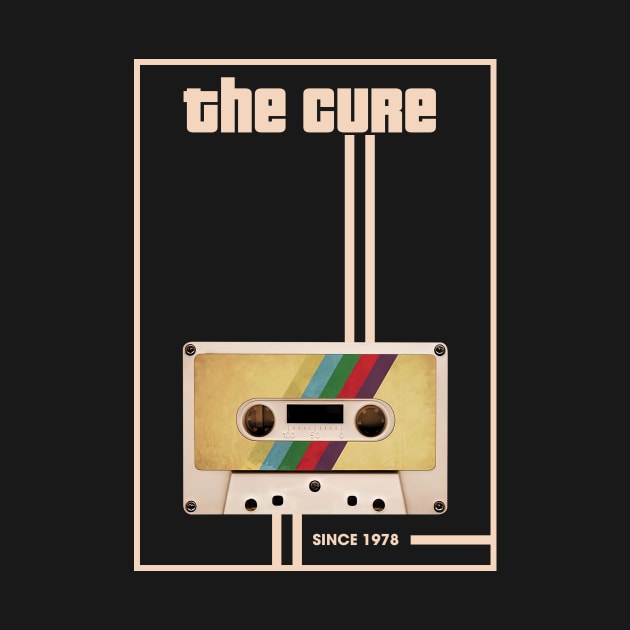 The Cure Music Retro Cassette Tape by Computer Science