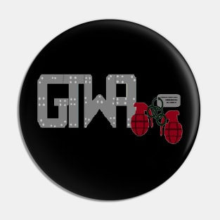 GTWA Lame MS Paint Logo Pin