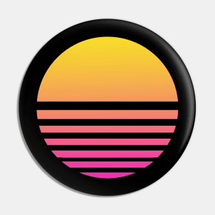 Vintage Sun Set 80's Pin