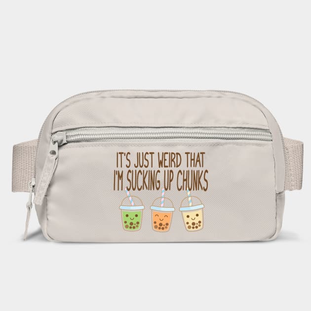 Sucking Up Chunks Boba Bubble Tea design by Luxinda