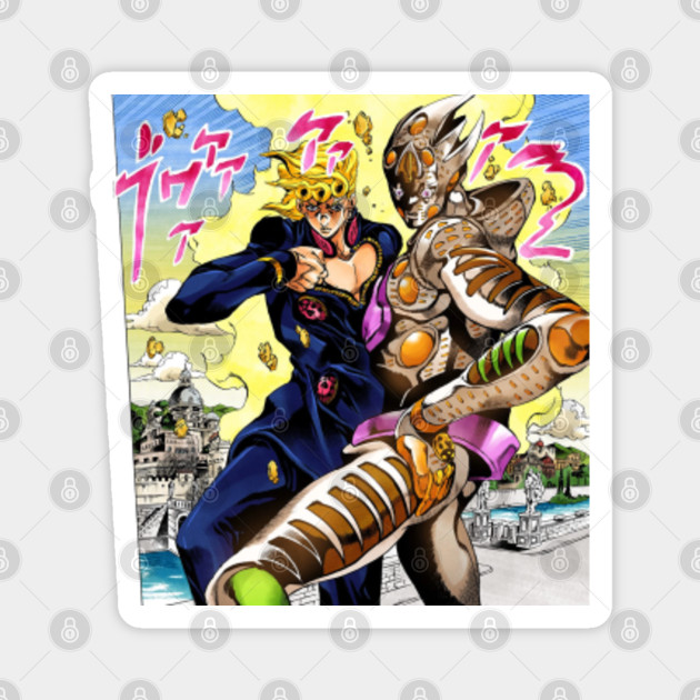 Gold Experience Requiem Jojo Golden Wind Jojos Bizarre Adventure Magnet Teepublic Jjba asb gold experience + requiem xps models. teepublic