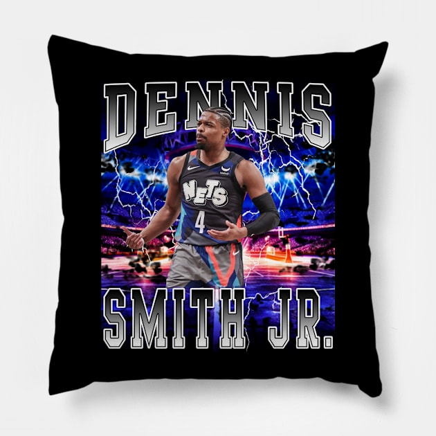 Dennis Smith Jr. Pillow by Gojes Art