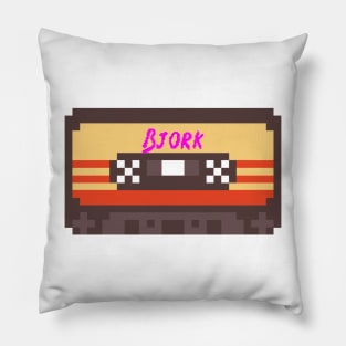 Bjork 8bit cassette Pillow