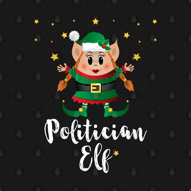 Politician Elf Women Christmas Elves Xmas Matching Family Group by ZNOVANNA