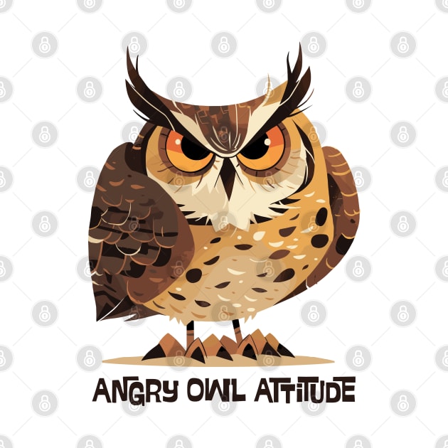 Angry Owl Attitude by aphian