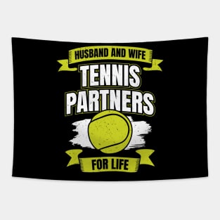 Husband And Wife Tennis Partners For Life Tapestry