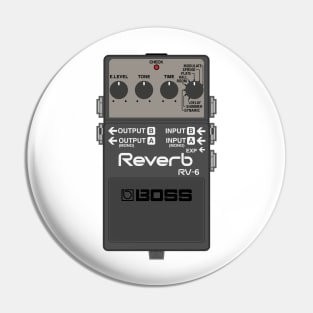 Boss RV-6 Reverb Guitar Effect Pedal Pin