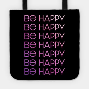 Dixie Damelio - be happy title pink rainbow | Charli Damelio Hype House Tiktok Tote