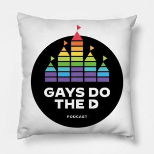 Gays Do the D Logo (Solid Circle) Pillow