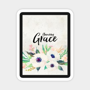 Amazing Grace Floral Magnet