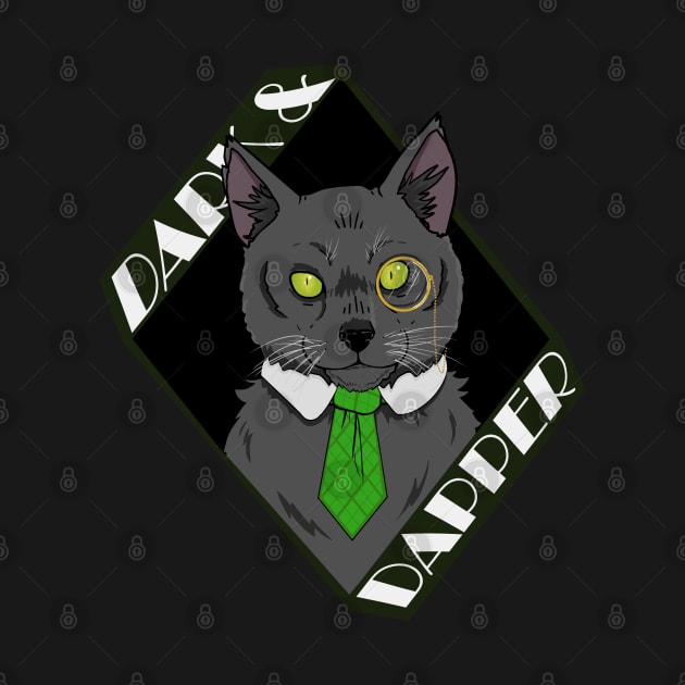 Dark and Dapper cat by Shirtenly