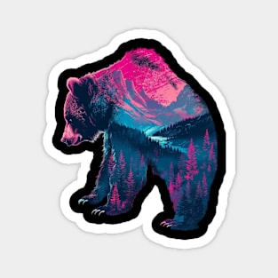 Grizzly Bear Facts Magnet