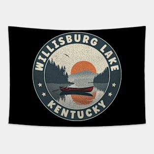 Willisburg Lake Kentucky Sunset Tapestry