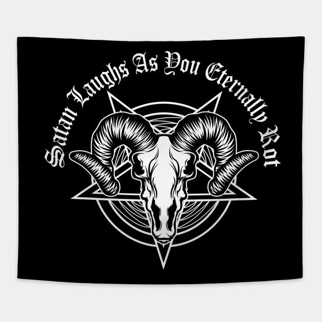 Fractie accu Onderzoek het Thrash Metal with Satanic Pentagram - Thrash Metal - Tapestry | TeePublic