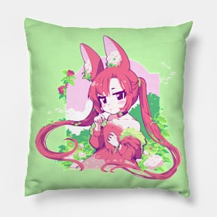 Strawbunny Pillow