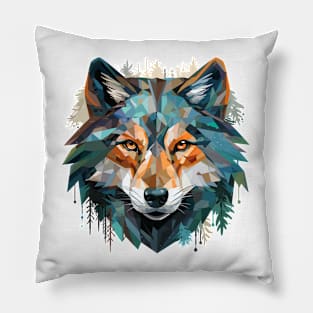 Alpha Wolf Animal World Wildlife Beauty Discovery Pillow