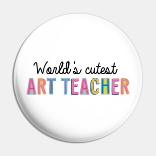 Art Teacher Gifts | World's cutest Art Teacher Pin