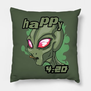 Happy 4:20 Pillow