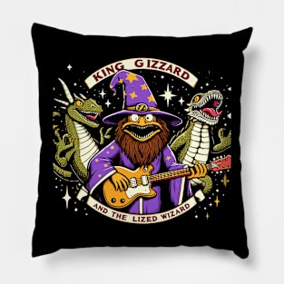 king gizzard and the lizard wizard Pillow