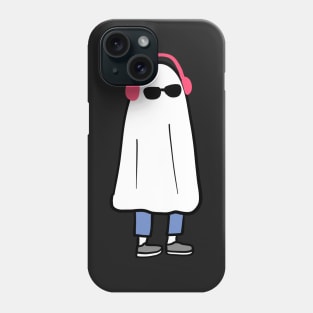 Funny Ghost with glasses Phone Case