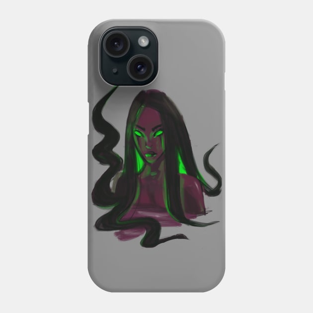 Slavic Mythology demon/spirit of the water topielica Phone Case by ISFdraw