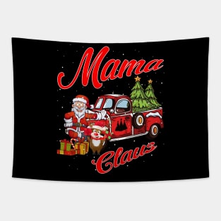 Mama Claus Santa Car Christmas Funny Awesome Gift Tapestry