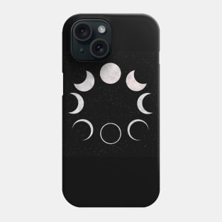 Moon phases Phone Case