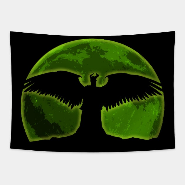 Green Villian Tapestry by nickbeta