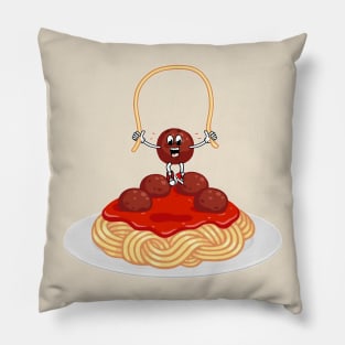 Skipping Meatball Pillow