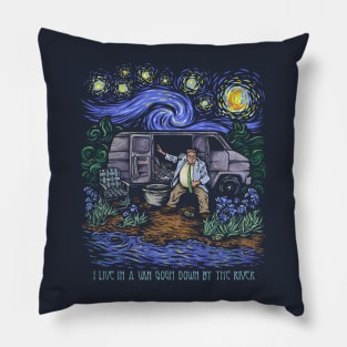 Van Gogh Down By the River Pillow