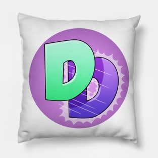 D is for duplication! Pillow