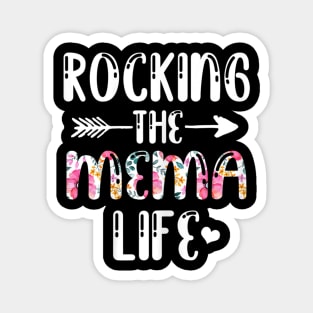 Rocking The Mema Life Family Matching Mother's Day Gifts Magnet