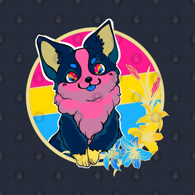 Pansexual corgi by ThBlkBirdDaliah