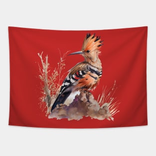 Hoopoe Bird On A Tree 5.0 Tapestry