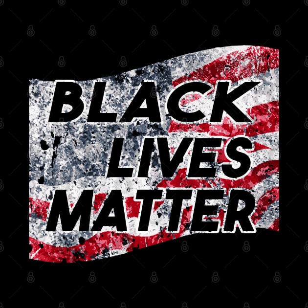 Black Lives Matter American Flag by dnlribeiro88